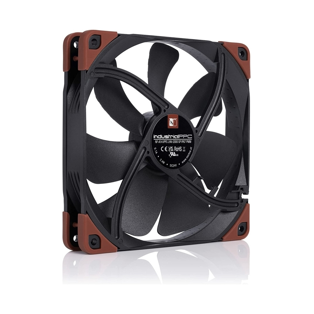 Produktbild för Noctua NF-A14, Fan, 14 cm, 500 RPM, 2000 RPM, 31,5 dB, 182,5...