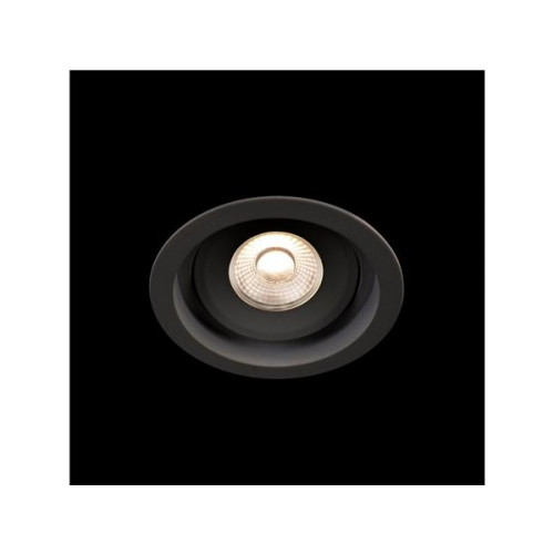 Solar Plus LED-downlight Level Quick ISO svart 3000K, 520 lm, Ra>90, 3S...