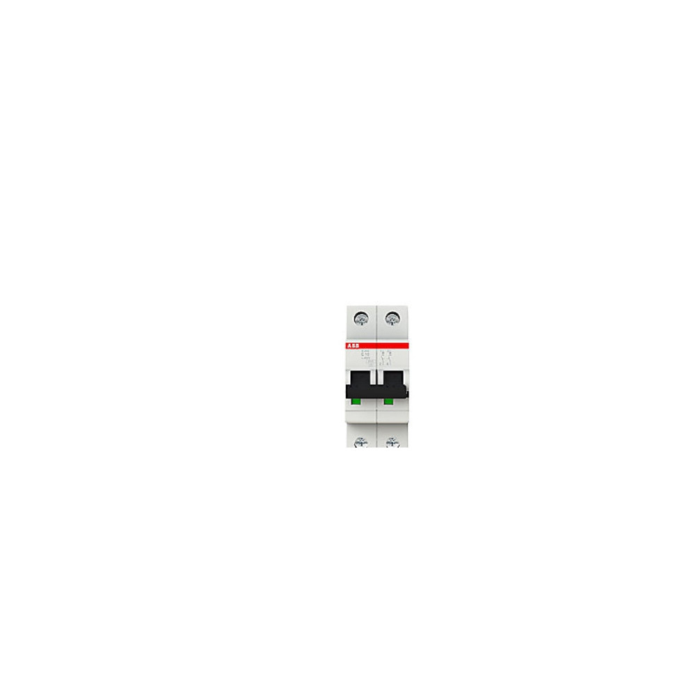 Produktbild för ABB automatsäkring MCB 13A C, 2-pol, 6kA, 230/400V AC, 36 mm