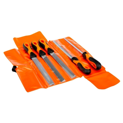 BAHCO BAHCO Ergo file set med 5 st 8" fileSlipfil, halvrunda, skåp...