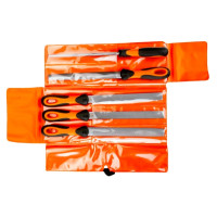 Produktbild för BAHCO Ergo file set med 5 st 8" fileSlipfil, halvrunda, skåp...