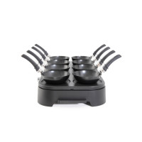Produktbild för Fritel 142855, Bänkdiskmaskin, Aluminium, Svart, Grå, Alumin...