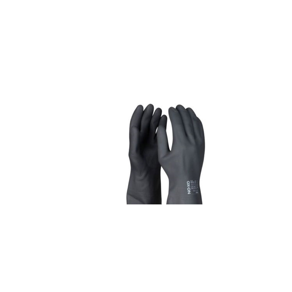 Produktbild för Kemihandskar OX-ON® Chemical Comfort 6301, svart str. 6, 12...