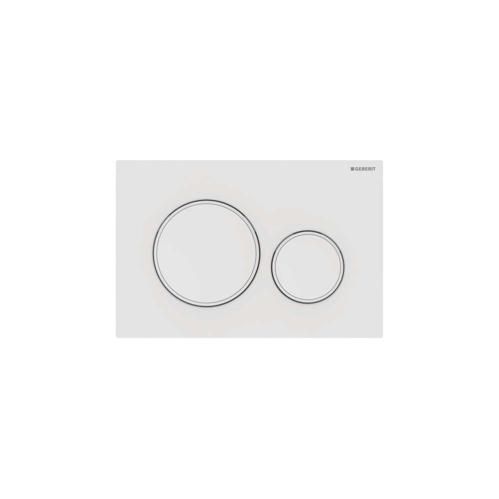 Produktbild för Geberit 115.882.01.1, Spolplatta, Vit, Geberit, 246 mm, 12 m...