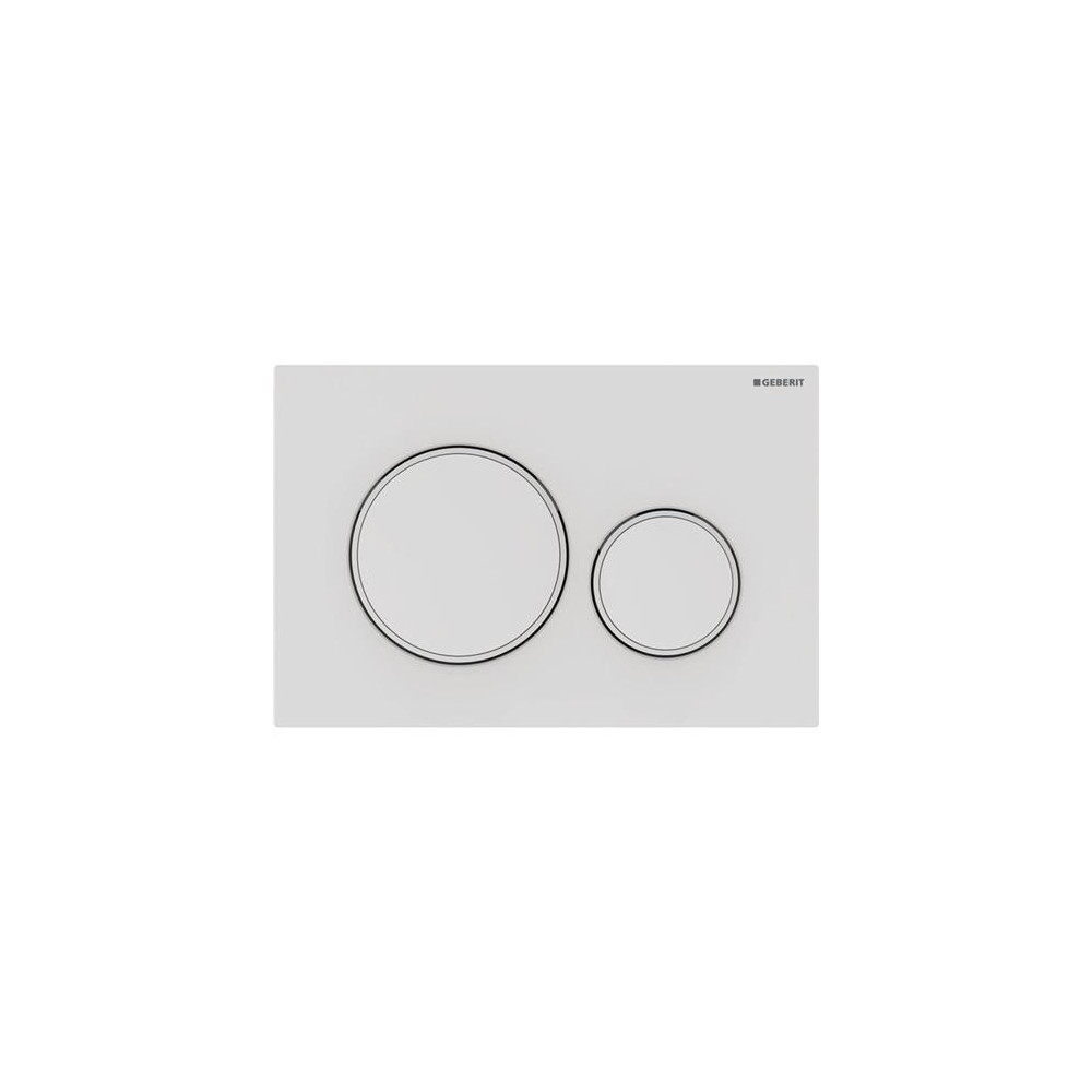 Produktbild för Geberit 115.882.01.1, Spolplatta, Vit, Geberit, 246 mm, 12 m...