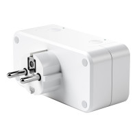 Produktbild för Satechi Dual Smart Outlet - smart kontakt - Wi-Fi - vit