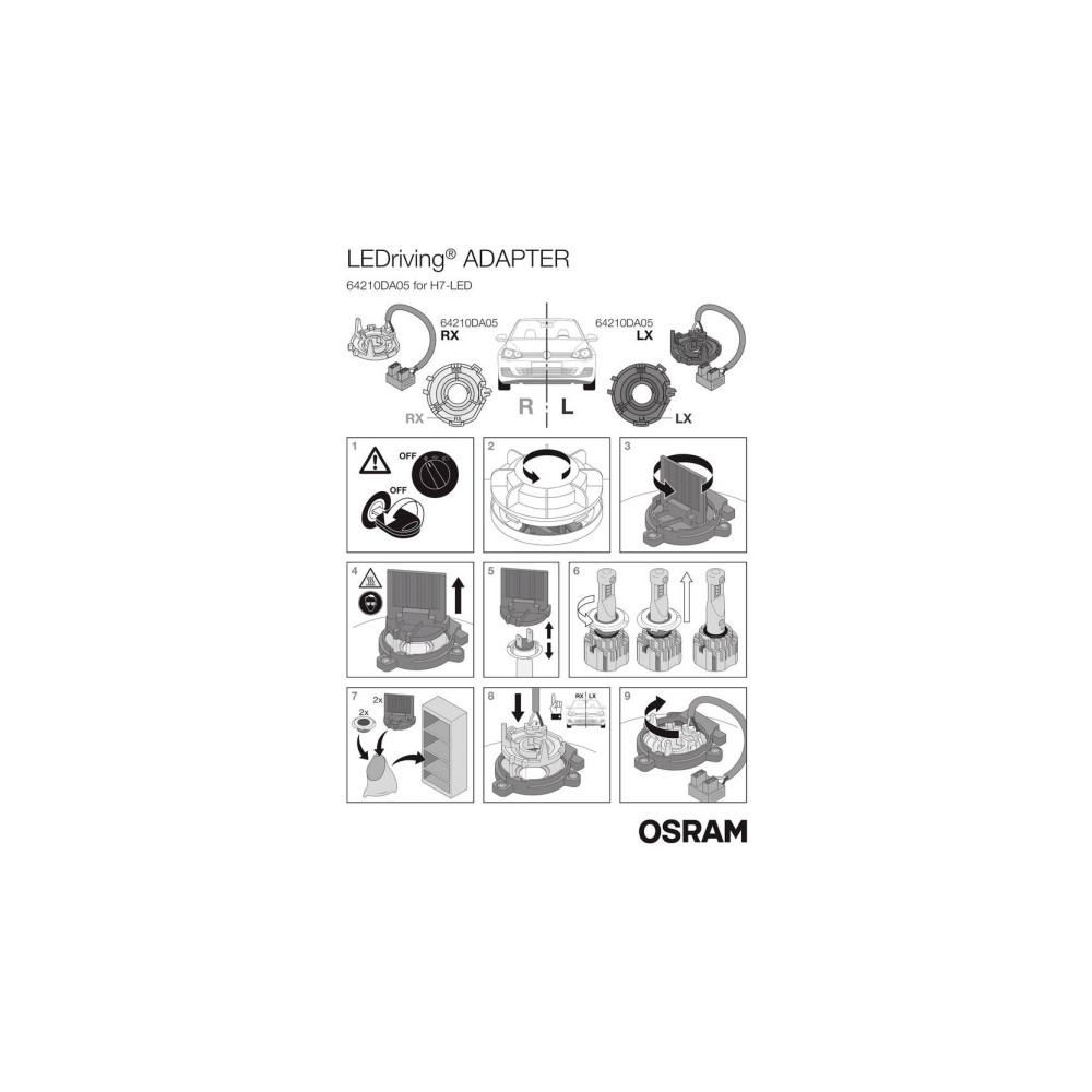 Produktbild för Osram Auto LEDriving Adapter