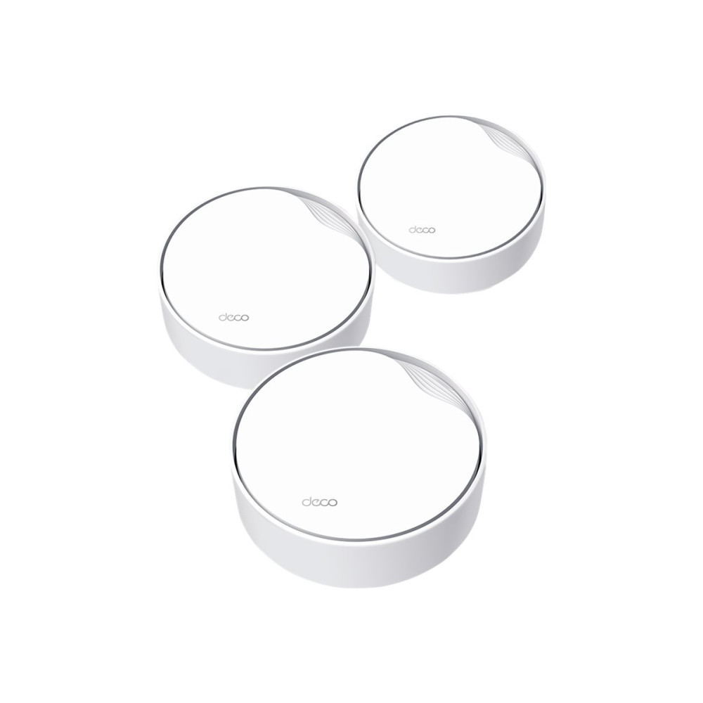 Produktbild för TP-Link Deco X50-PoE V1 - Wifi-system - Wi-Fi 6 - skrivbordsmodell, väggmonterbar, takmonterbar