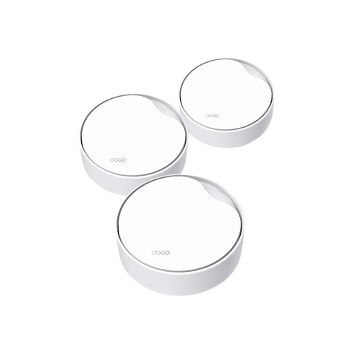 TP-LINK TP-Link Deco X50-PoE V1 - Wifi-system - Wi-Fi 6 - skrivbordsmodell, väggmonterbar, takmonterbar
