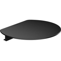 Produktbild för HansGrohe WallStoris hylla 200x169mm m/ skenor, matt svart,...