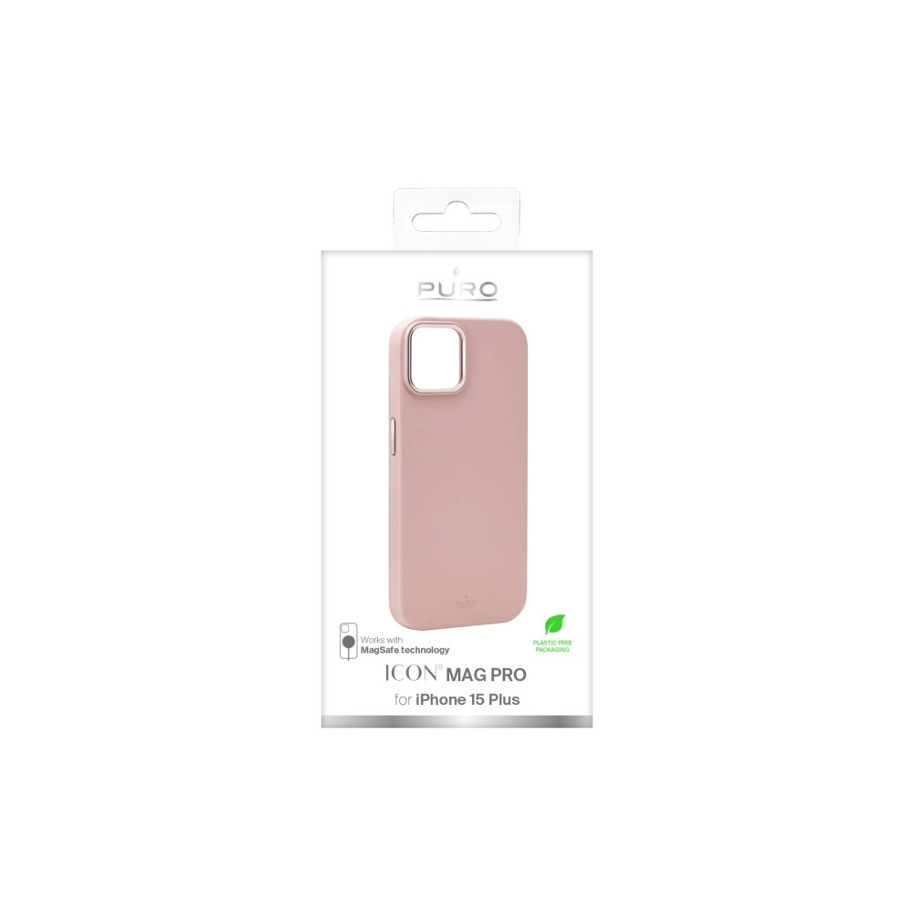 Produktbild för PURO PUIPC1567ICONMPROSE, Mobilskal, Apple, IPhone 15 Plus,...