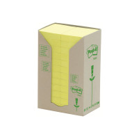 Produktbild för Post-it 653-1T - mini-tower bärbara datorer - 38 x 51 mm - 2400 ark (24 x 100)
