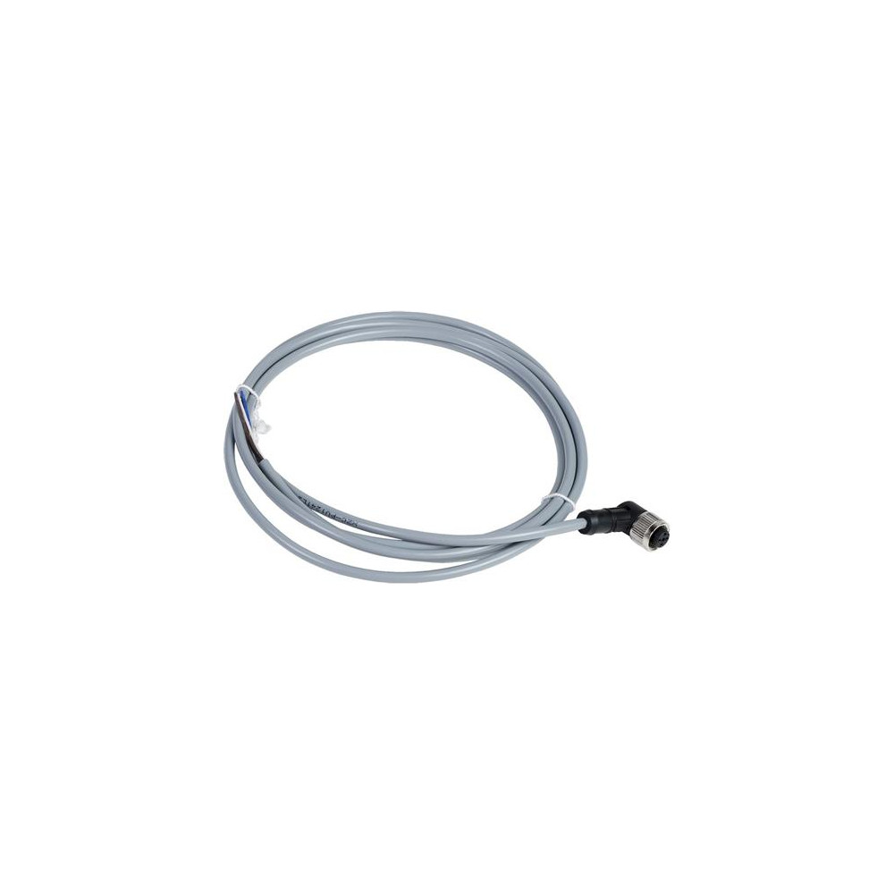 Produktbild för Schneider Electric XZCPV1241L5, 5 m, M12, Hunstik, Grå, Poly...