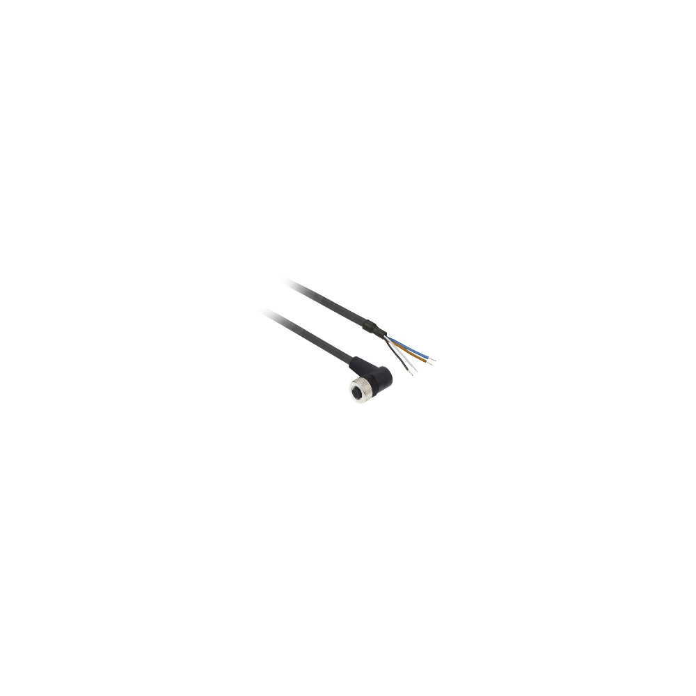 Produktbild för Schneider Electric XZCP1241L2, M12, Svart, Metall, IP69K, 25...