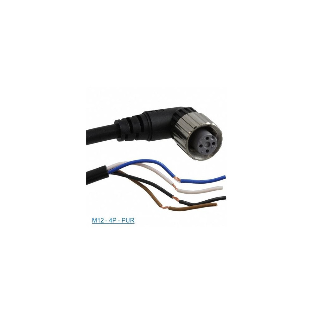 Produktbild för Schneider Electric XZCP1241L2, M12, Svart, Metall, IP69K, 25...