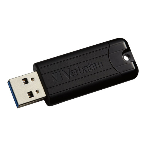 VERBATIM Verbatim PinStripe USB Drive - USB flash-enhet - 128 GB