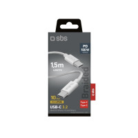 Produktbild för SBS TECABLETISSUETCC32G, 1,5 m, USB C, USB C, USB 3.2 Gen 2...