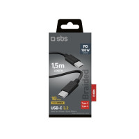 Produktbild för SBS TECABLETISSUETCC32K, 1,5 m, USB C, USB C, USB 3.2 Gen 2...