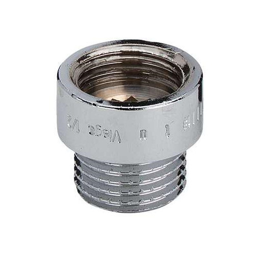 Solar Plus Rördelar i mässing gängförlängare för kran 3/8" x 20 mm, muf...