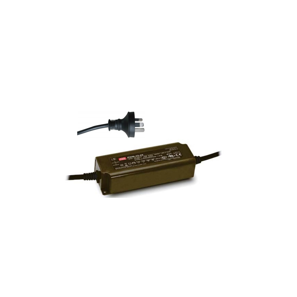 Produktbild för MEAN WELL PWM-40-12, Lysrör, Universal, 90-305 V, 47/63 hz,...
