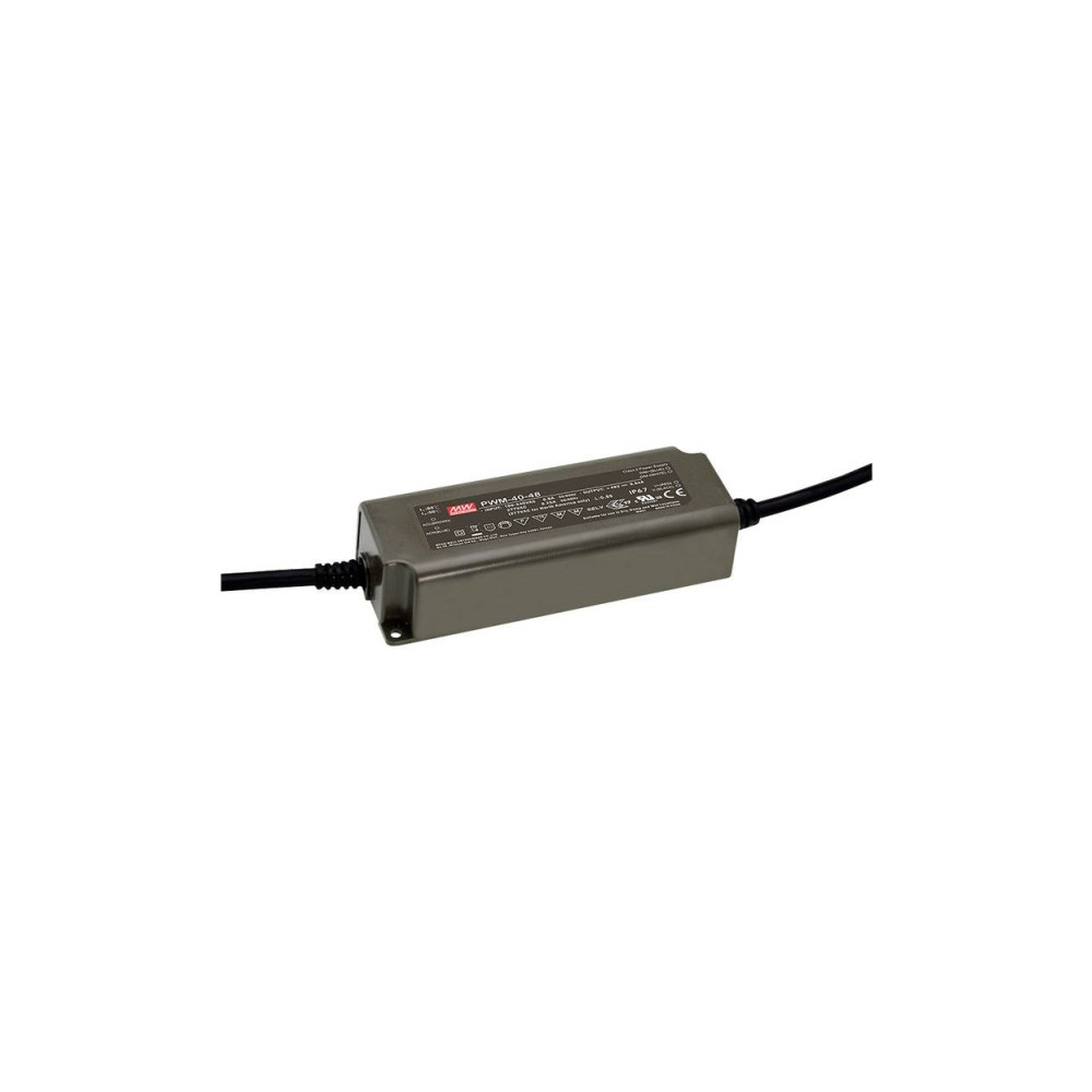 Produktbild för MEAN WELL PWM-40-12, Lysrör, Universal, 90-305 V, 47/63 hz,...