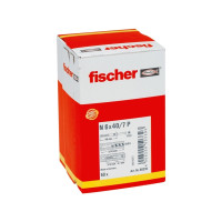 Produktbild för Fischer 50339, Kit med skruv och väggplugg, Tegel, Betong, P...