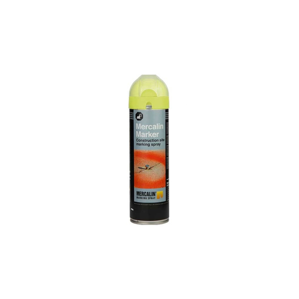 Produktbild för MERCALIN varumärke spray FLUO 500 ml. GUL