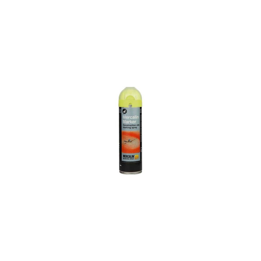 Produktbild för MERCALIN varumärke spray FLUO 500 ml. GUL