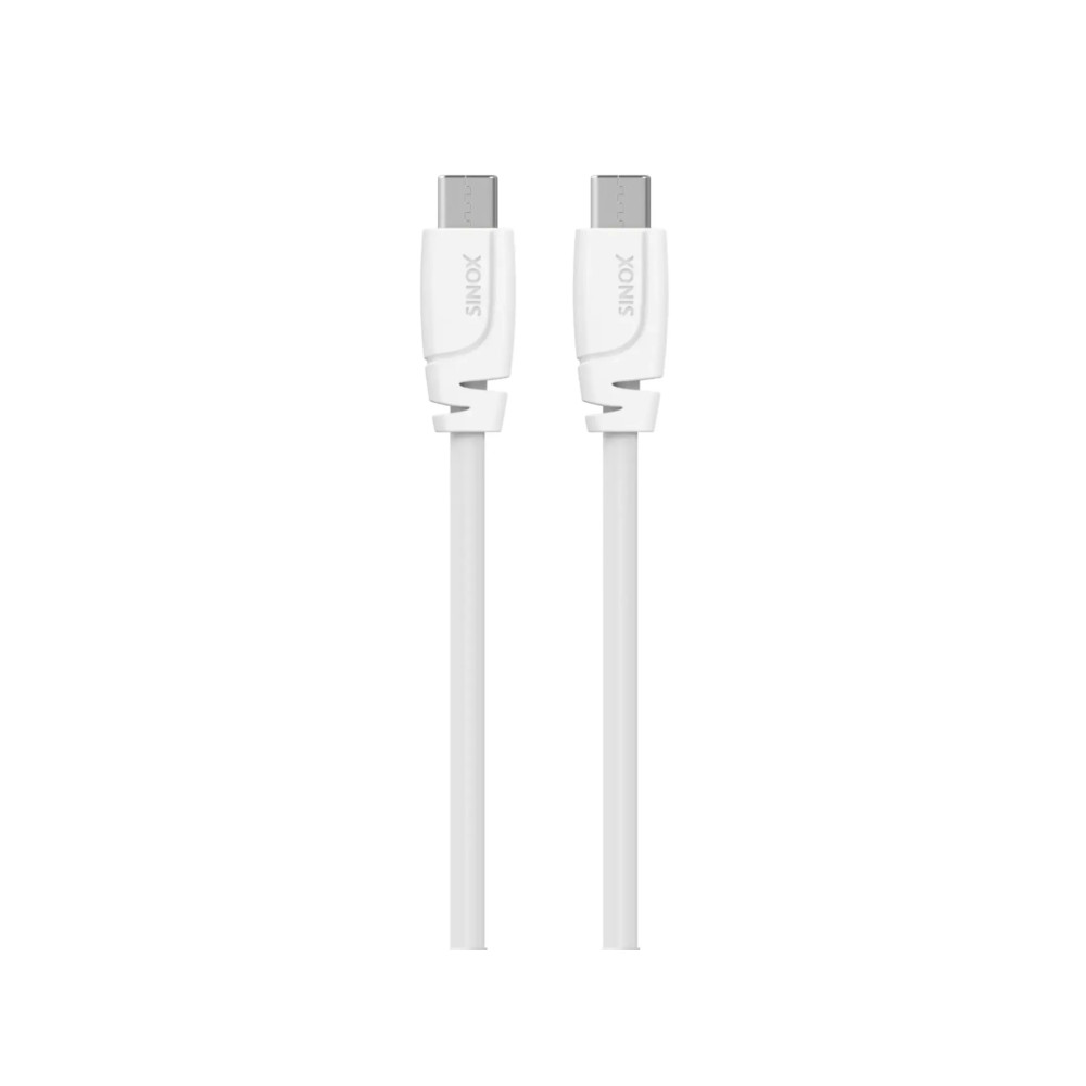 Produktbild för Sinox SOI06462, 2 m, USB C, USB C, USB 2.0, 0,48 Gbit/s, Vit