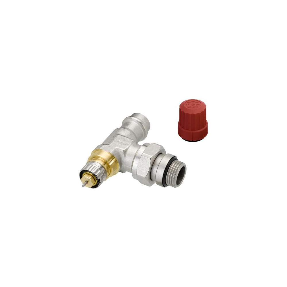 Produktbild för Danfoss RA-N press-fit 15 mm – vinkel radiatorventil 013G323...