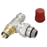 Produktbild för Danfoss RA-N press-fit 15 mm – vinkel radiatorventil 013G323...