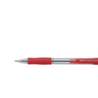 Produktbild för Kulpenna, Pilot Super Grip, påfyllningsbar, 0,7 mm, fin, röd...