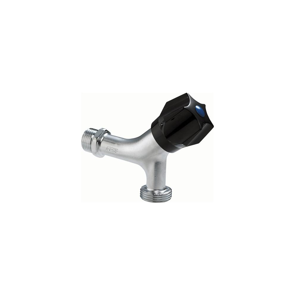 Produktbild för Fräs avloppsventil med backventil 1/2" anslutning + 3/4" ans...