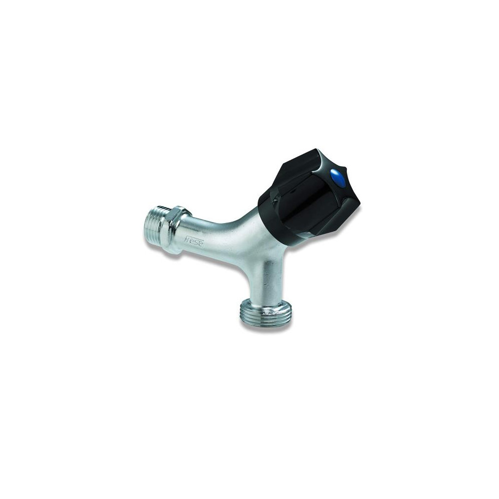 Produktbild för Fräs avloppsventil med backventil 1/2" anslutning + 3/4" ans...