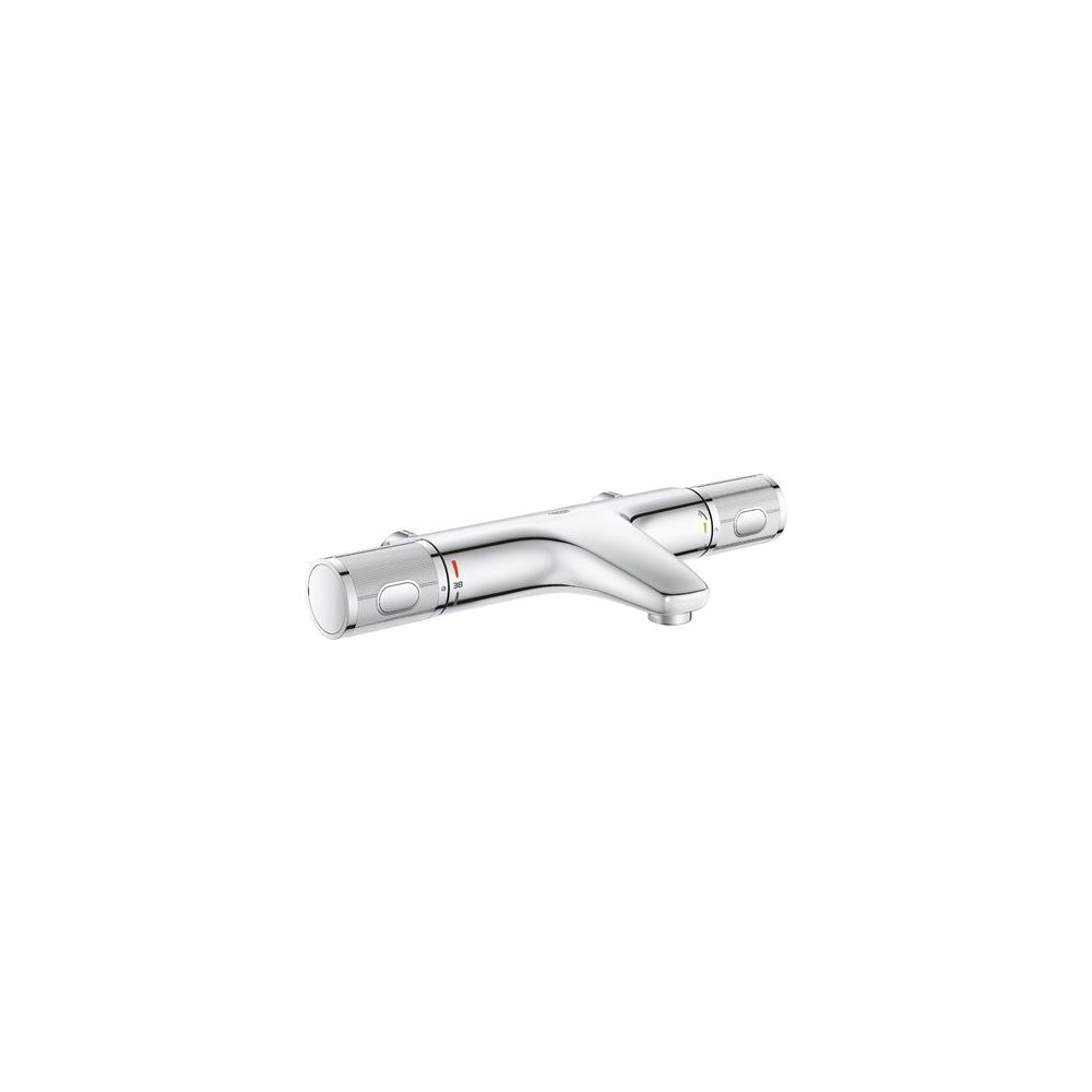 Produktbild för GROHE Grohtherm 1000 Performance, Krom, Metall, Vägg, Rotera...