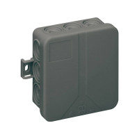 Produktbild för SPELSBERG förgreningbox I 12-L/sw 85x85x37 mm IP55 halogenfr...