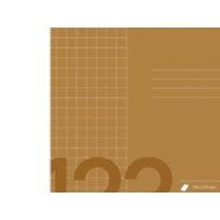Produktbild för Anteckningsbok bantex, 17 x 21 cm, fyrkantig 10 x 10 mm, bru...