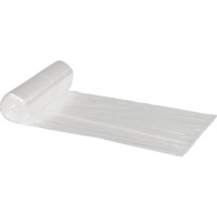 Produktbild för Avfallspåsar, 50 l, 60 x 85 cm, 7 my, genomskinliga, 1 rulle...