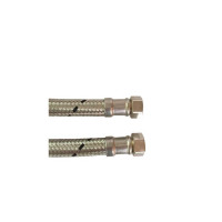 Produktbild för Silikonslang 1" invändig x 1" invändig 500 mm m/ fiberpackni...