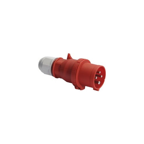 BALS BALS CEE stickpropp 16A 400V kl. H6 4-polig röd, IP44, skruv...