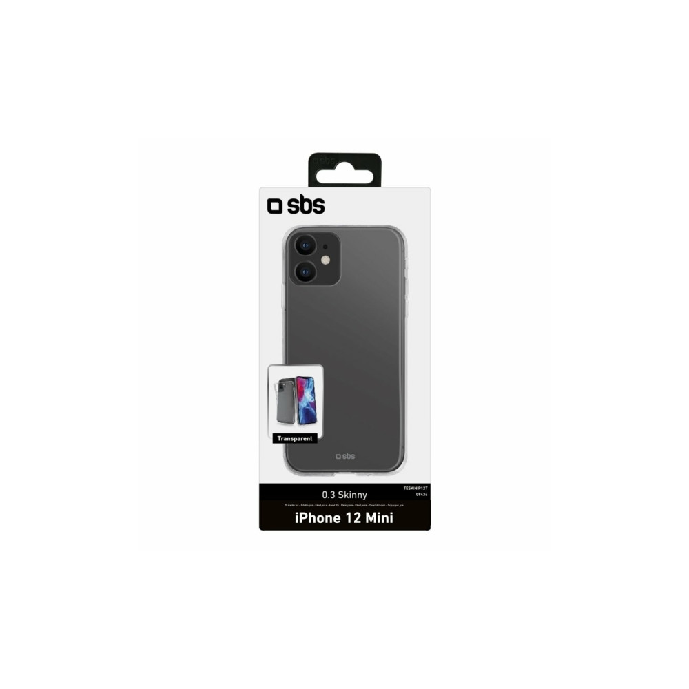 Produktbild för SBS TESKINIP12T, Mobilskal, Apple, iPhone 12 Mini, 13,7 cm (...