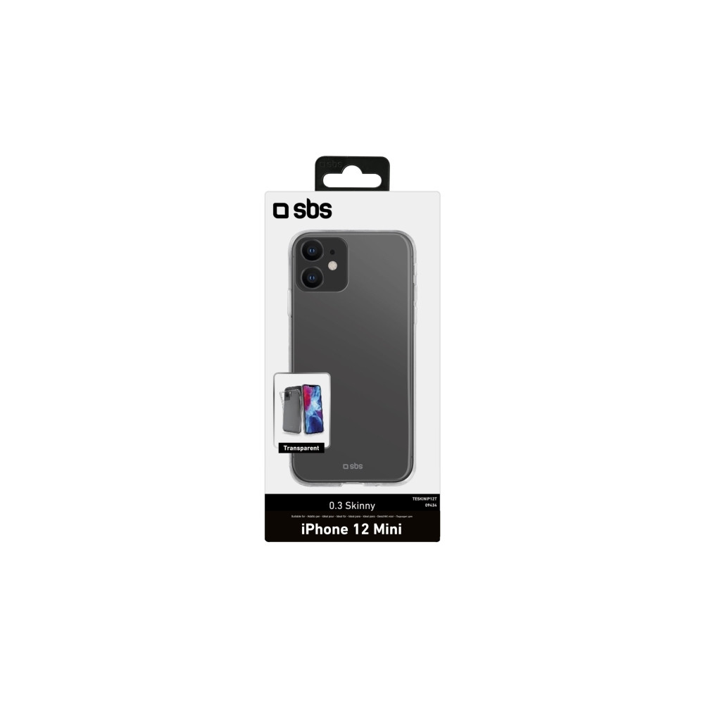 Produktbild för SBS TESKINIP12T, Mobilskal, Apple, iPhone 12 Mini, 13,7 cm (...