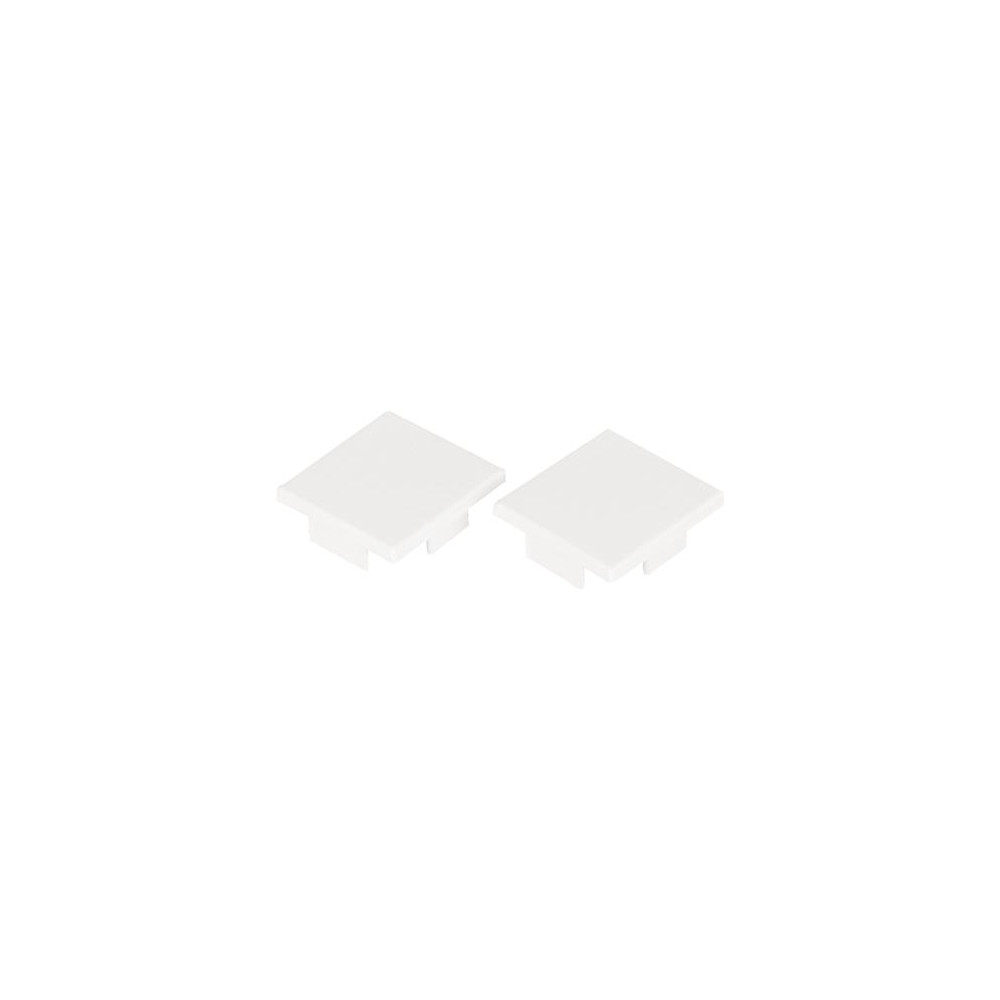 Produktbild för Art ändstycke High vit 2 st, för E-7504025 profil Art High 2...