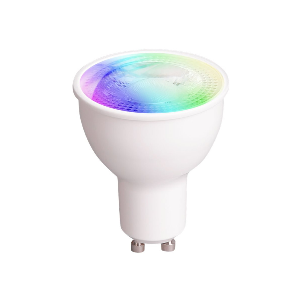 Produktbild för Yeelight - LED-spotlight - GU10 - 4.5 W - RGBW-lampa - 2700-6500 K - vit