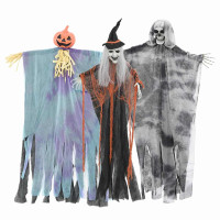 Produktbild för Halloween Hängande Spöke 3 pcs Flerfärgsdesign 61 x 97 cm