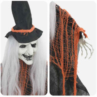 Produktbild för Halloween Hängande Spöke 3 pcs Flerfärgsdesign 61 x 97 cm