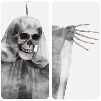 Produktbild för Halloween Hängande Spöke 3 pcs Flerfärgsdesign 61 x 97 cm