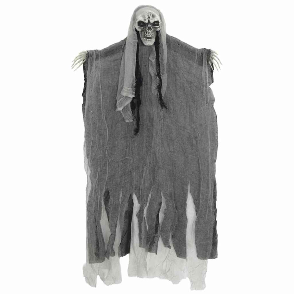 Produktbild för Halloween Hängande Spöke 3 pcs Svart 66 x 110 cm Polyester