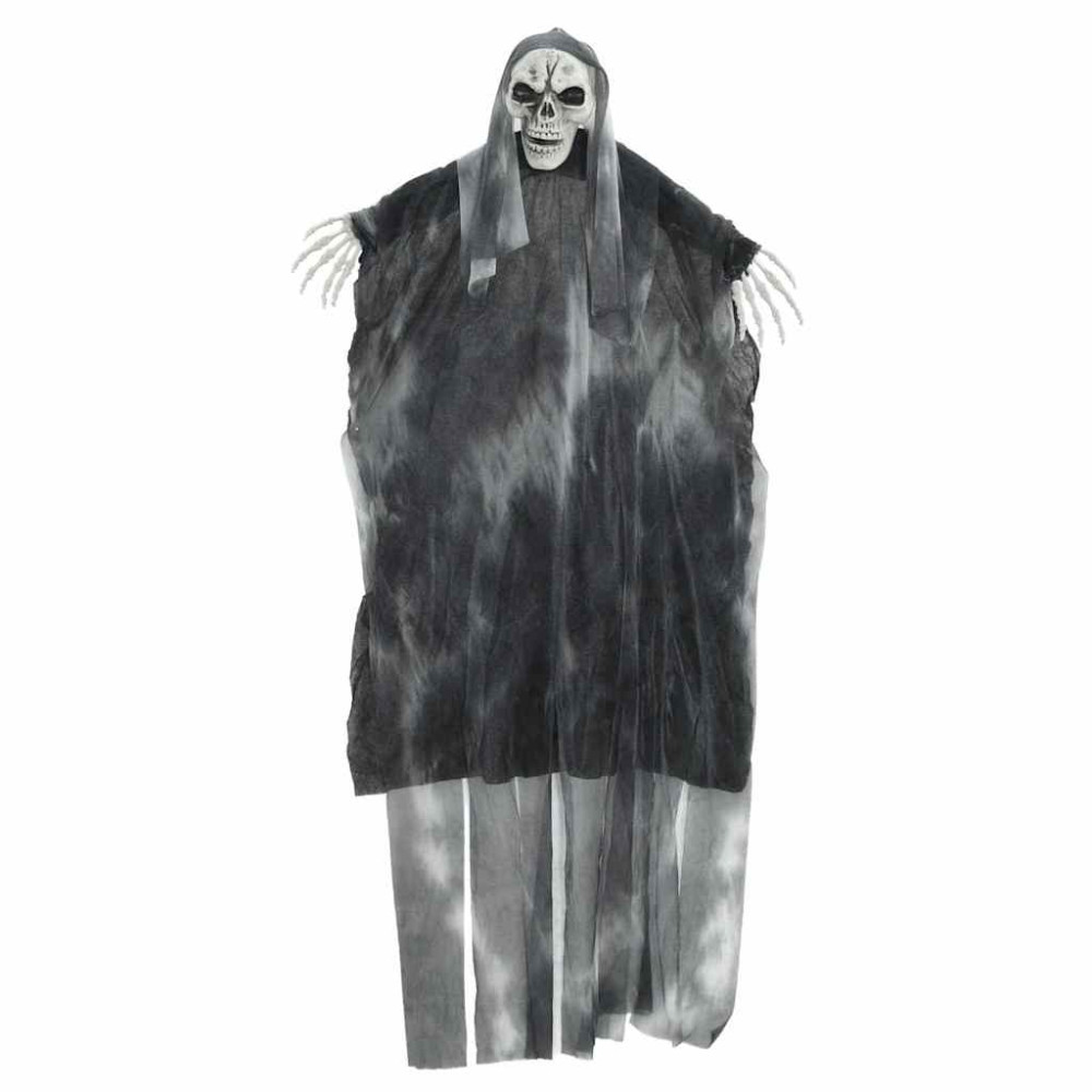 Produktbild för Halloween Hängande Spöke 3 pcs Svart 66 x 110 cm Polyester