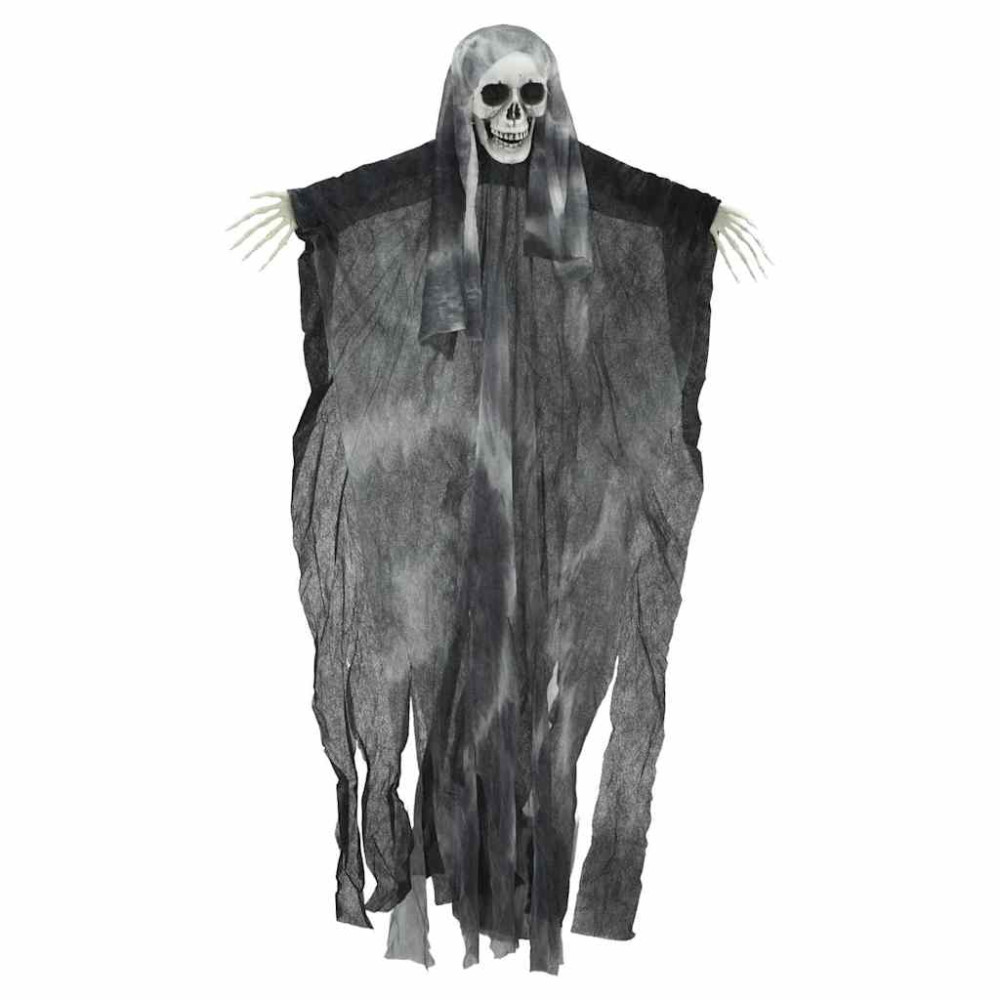 Produktbild för Halloween Hängande Spöke 3 pcs Svart 66 x 110 cm Polyester